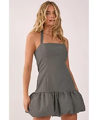 Nasty Gal Women's Structured Puffball Bandeau Mini Dress