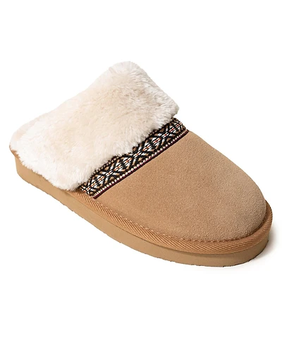 Minnetonka Women's Corie Suede Scuff Slippers