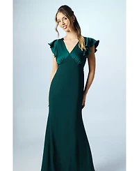 Coast Women's V Angel Short Sleeve Maxi Dress