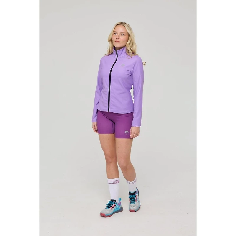 Oosc Infinite Cropped Zipped Jacket - Purple
