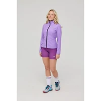 Oosc Infinite Cropped Zipped Jacket - Purple