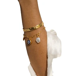 Ottoman Hands Dela Textured Cuff Bracelet