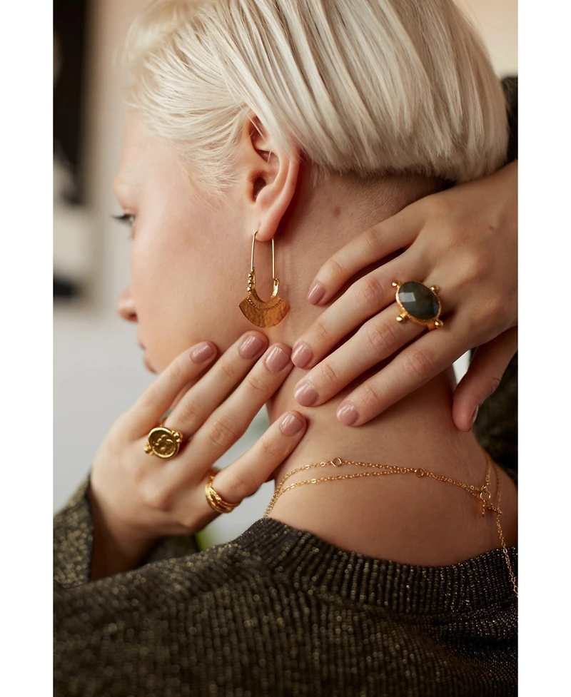 Ottoman Hands Selma Drop Earrings