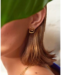 Ottoman Hands Dalia Twist Stud Earrings