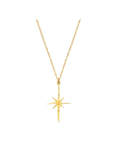 Ottoman Hands Gold Northern Star Necklace