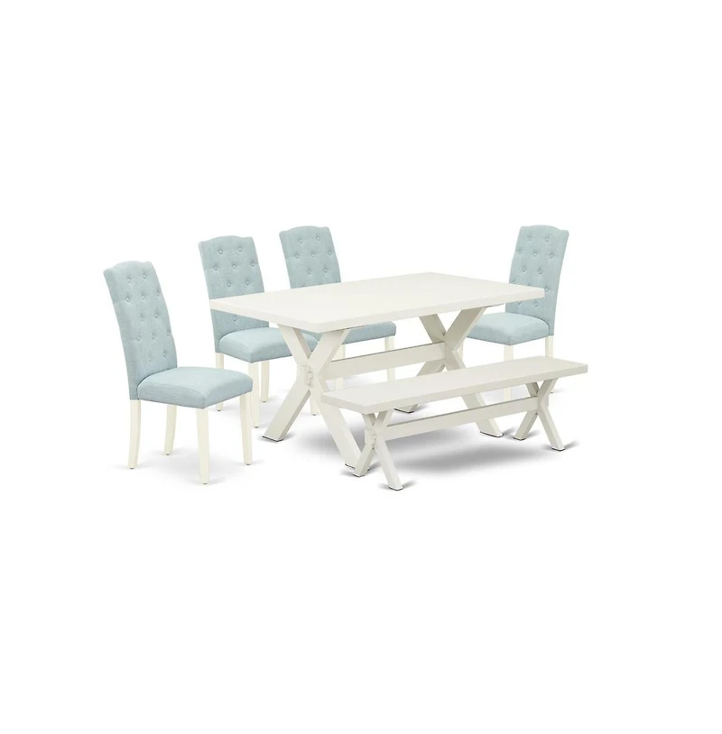 East West Furniture 6-Piece
