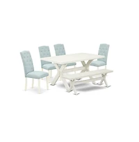 East West Furniture 6-Piece