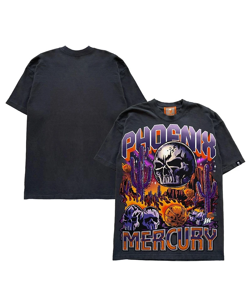 Warren Lotas Men's and Women's Black Phoenix Mercury Planet Vintage T-Shirt