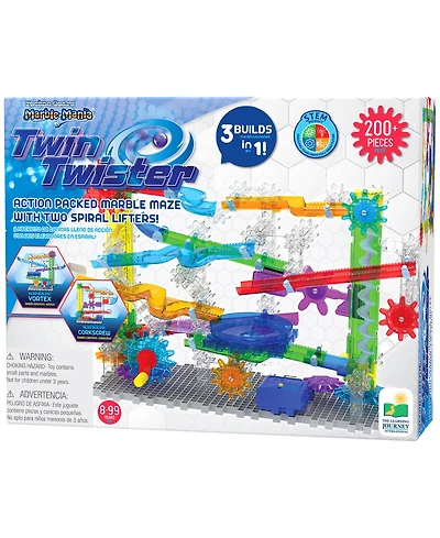 The Learning Journey Techno Gears Marble Mania Twin Twister Building Toy Set, 200 Pieces