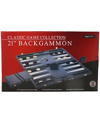 John N. Hansen Co. Classic Game Collection 21" Backgammon Set