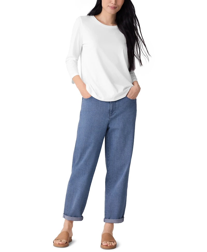 Eileen Fisher Women's Round Neck T-shirt