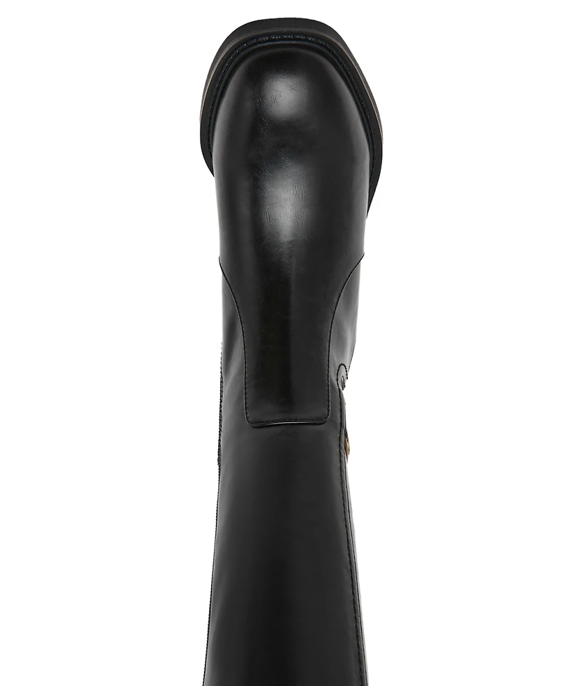 Anne Klein Women's Anessa Block Heel Knee High Boots