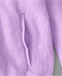 Lands' End Plus Half Zip Cozy High Pile Fleece Pullover