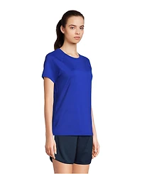 Lands' End Women's School Uniform Short Sleeve Active Tee