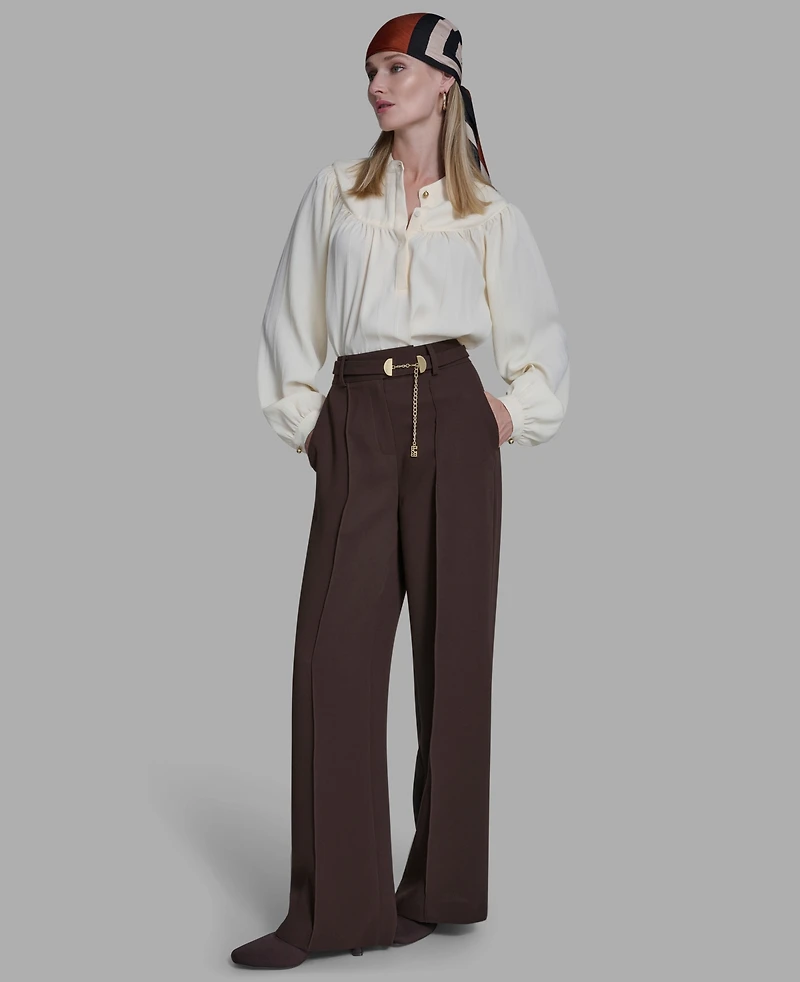 Bcbg Women's Wide Leg Crop Pants