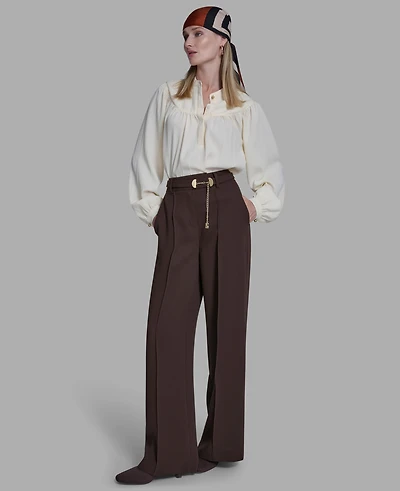 Bcbg Women's Wide Leg Crop Pants