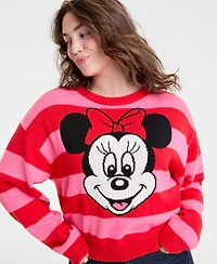 Disney | Macy's Women's Minnie Mouse Crewneck Sweater, Exclusive