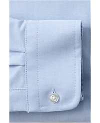Lands' End Men's Long Sleeve Solid Oxford Dress Shirt