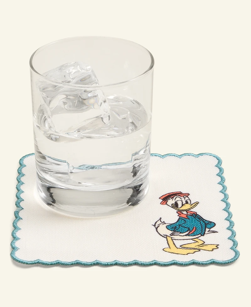 Disney | Macy's Mickey and Friends Embroidered Cocktail Napkins, Set of 6, Macy's Exclusive