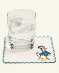 Disney | Macy's Mickey and Friends Embroidered Cocktail Napkins, Set of 6, Macy's Exclusive