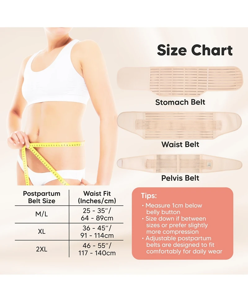 Revive 3 1 Postpartum Belly Band Wrap, Post Partum Recovery, Waist Binder Shapewear