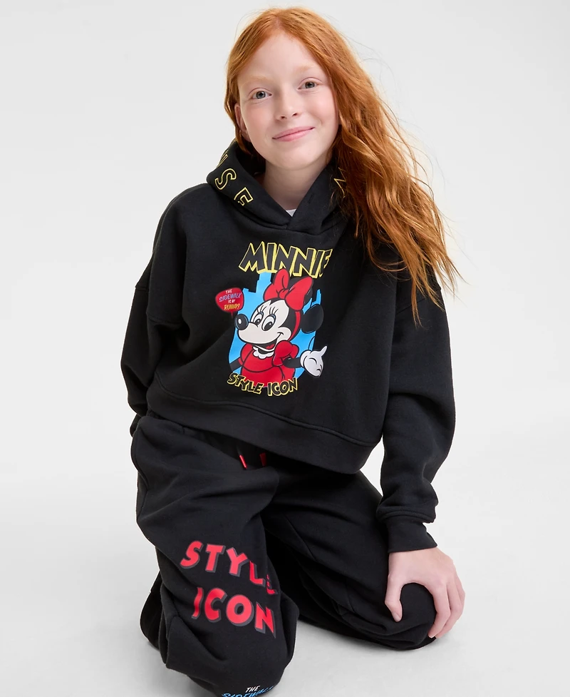 Disney | Macy's Big Girls Minnie Mouse Pullover Hoodie, Exclusive