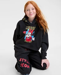 Disney | Macy's Big Girls Minnie Mouse Pullover Hoodie, Exclusive