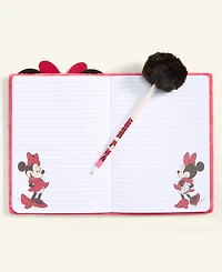 Disney | Macy's Minnie Mouse Plush Notebook & Pom Pom Pen Set, Macy's Exclusive