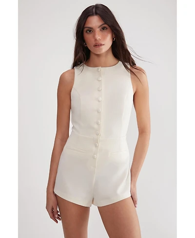 Nasty Gal Women's Essentials Sleeveless Tailored Jumpsuit