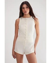 Nasty Gal Women's Essentials Sleeveless Tailored Jumpsuit