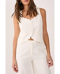 Nasty Gal Women's Button Front Tailored Waistcoat