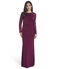 Jessica Howard Petite Raglan Sleeve Gown
