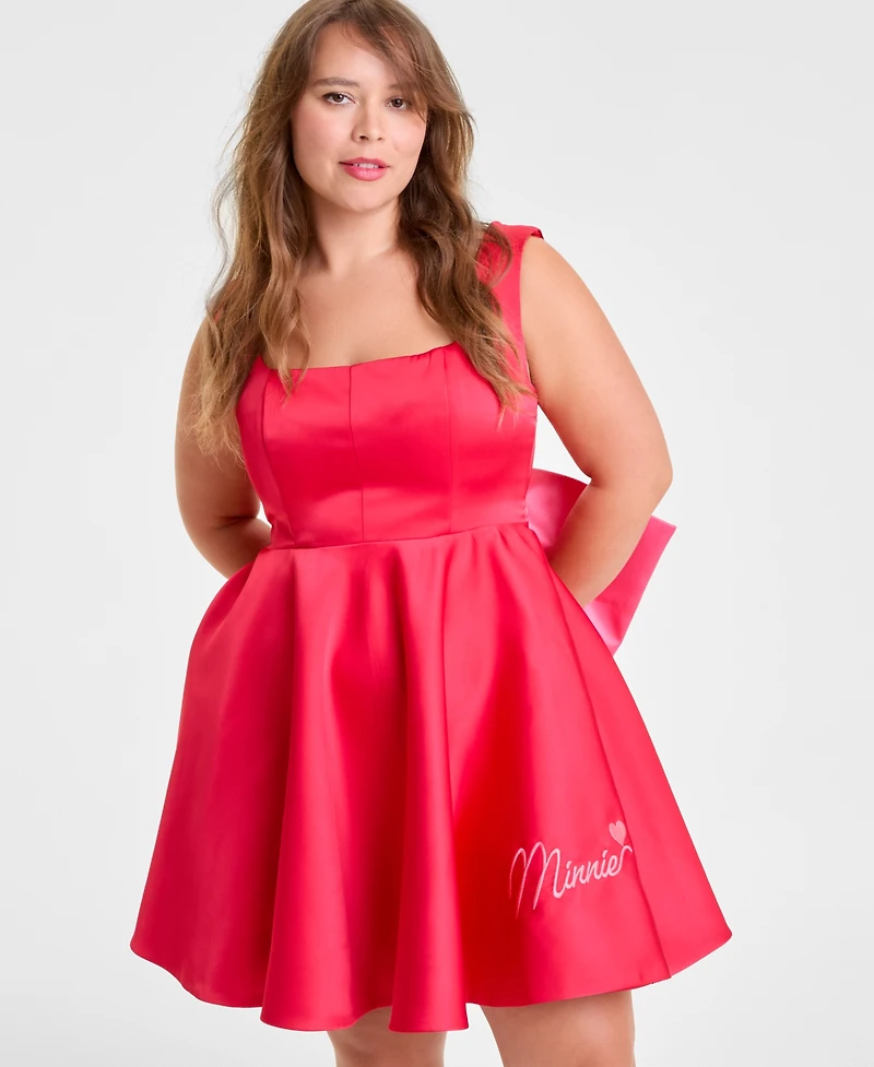 Disney | Macy's Plus Bow Fit & Flare Mini Dress, Exclusive