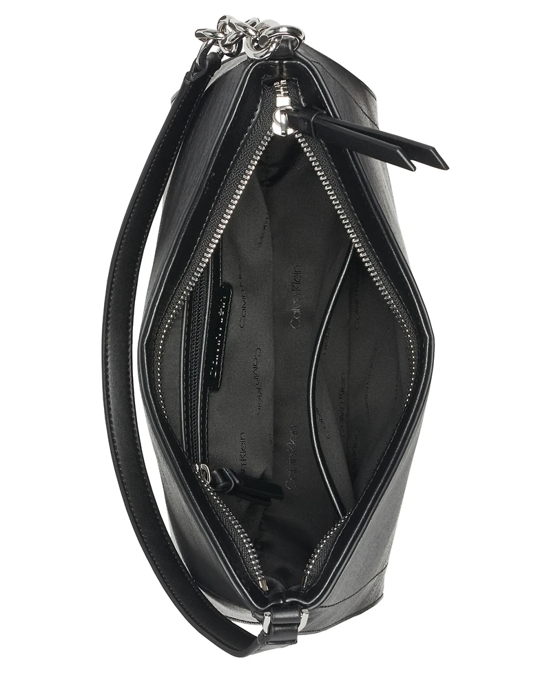 Calvin Klein Women's Nova Top Zipper Chain Shoulder Bag