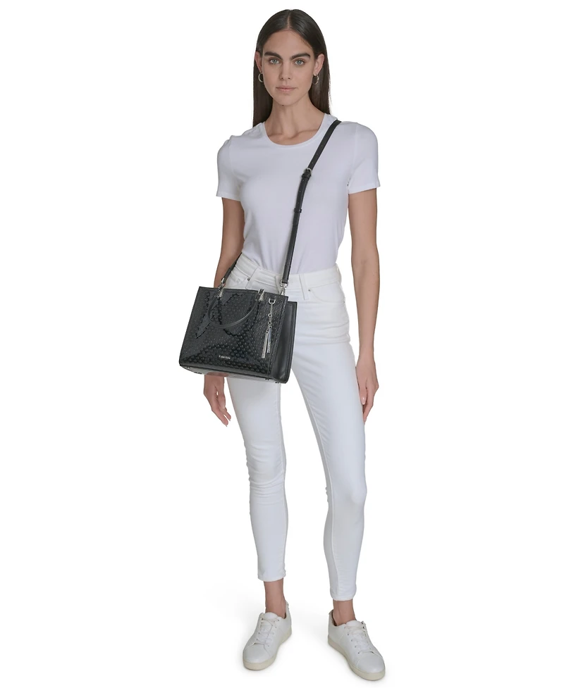 Calvin Klein Women's Verne Small Satchel Bag