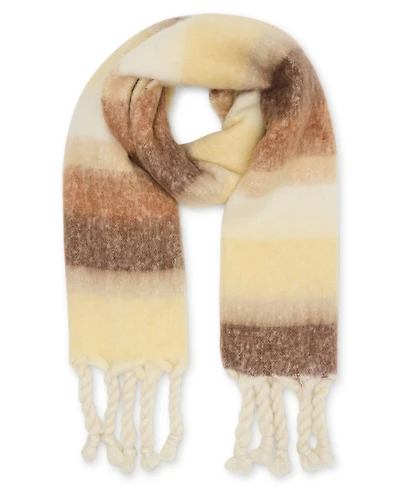 Steve Madden Women's Varsity Striped Fringe Scarf