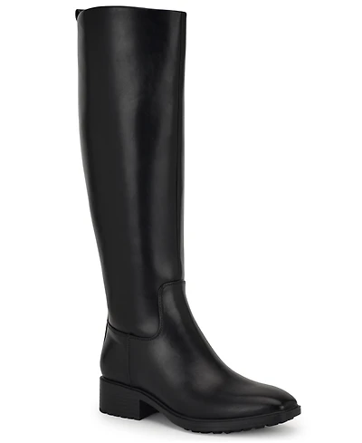 Nine West Women's Barile Wide Calf Tall Block Heel Boots