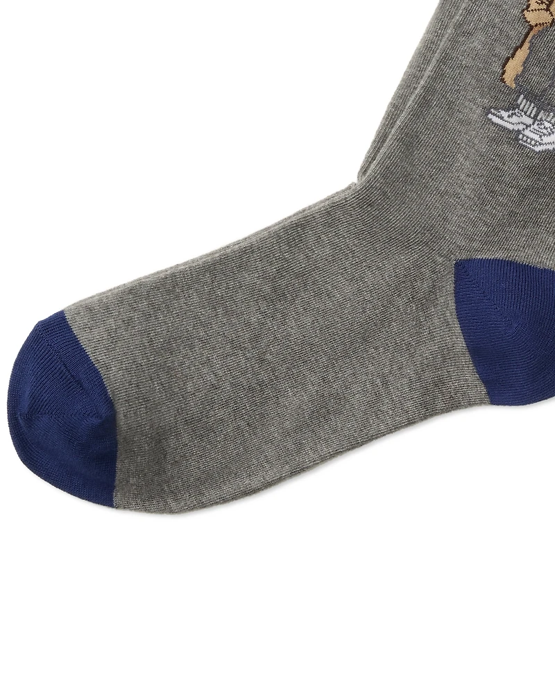 Polo Ralph Lauren Women's Fall Bear Crew Socks