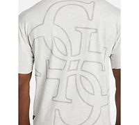 Guess Men's Distressed Quattro G Relaxed-Fit Graphic T-Shirt