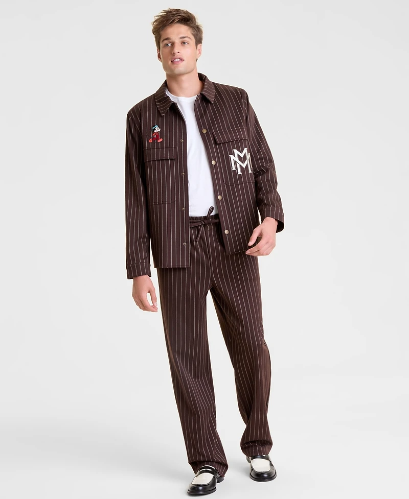 Disney | Macy's Men's Pinstripe Jogger Pants, Exclusive