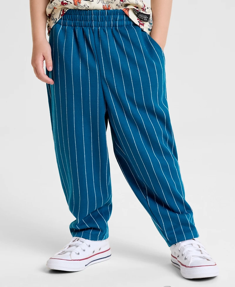 Disney | Macy's Boys 2T-7 Pinstripe Jogger Pants, Exclusive