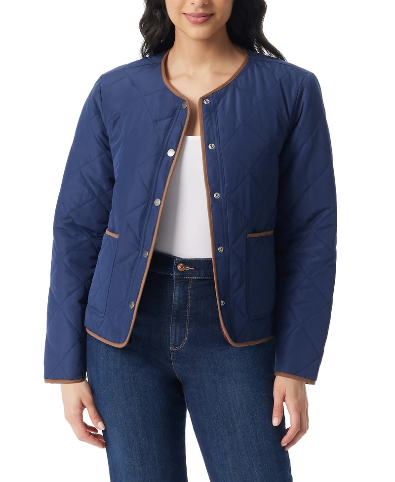 Gloria Vanderbilt Women's Quilted Reversible Jacket