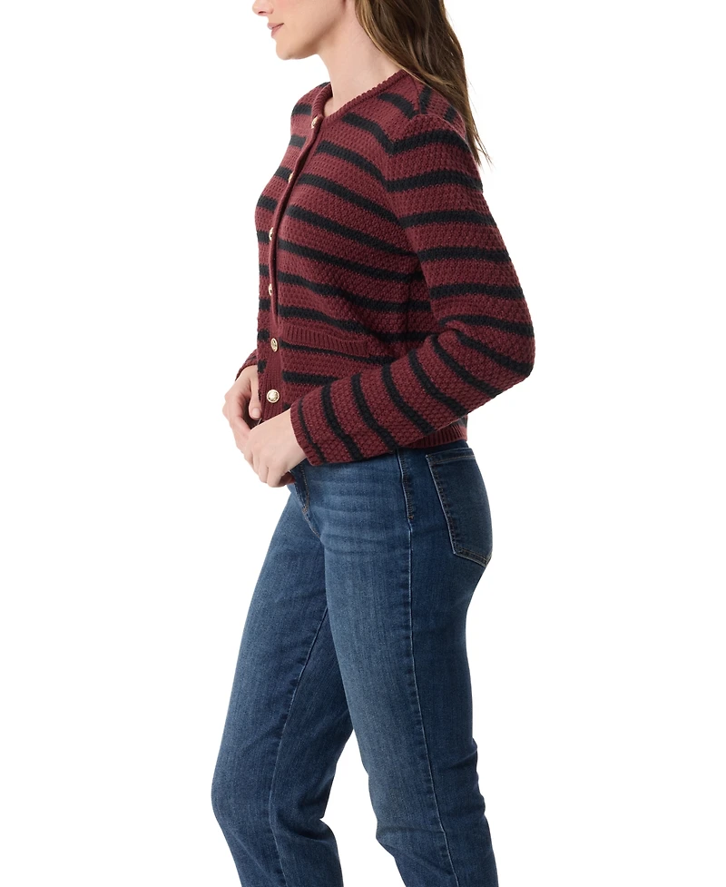 Gloria Vanderbilt Women's Lorin Crew Neck Cardigan Sweater