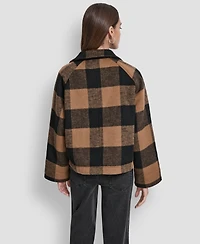 Dkny Jeans Women's Raglan Sleeve Jacket