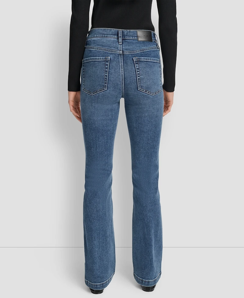 Dkny Jeans Women's High Rise Flare