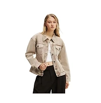 Cotton On Women's Alva Cinched Denim Jacket