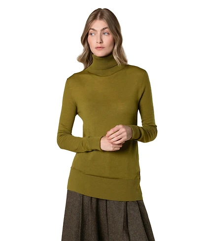 Celtic & Co. Women's British Merino Turtle Neck Sweater