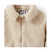 Cotton On Girls Teddy Bomber Jacket