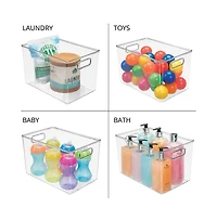 iDesign Plastic Storage Bin with Handles