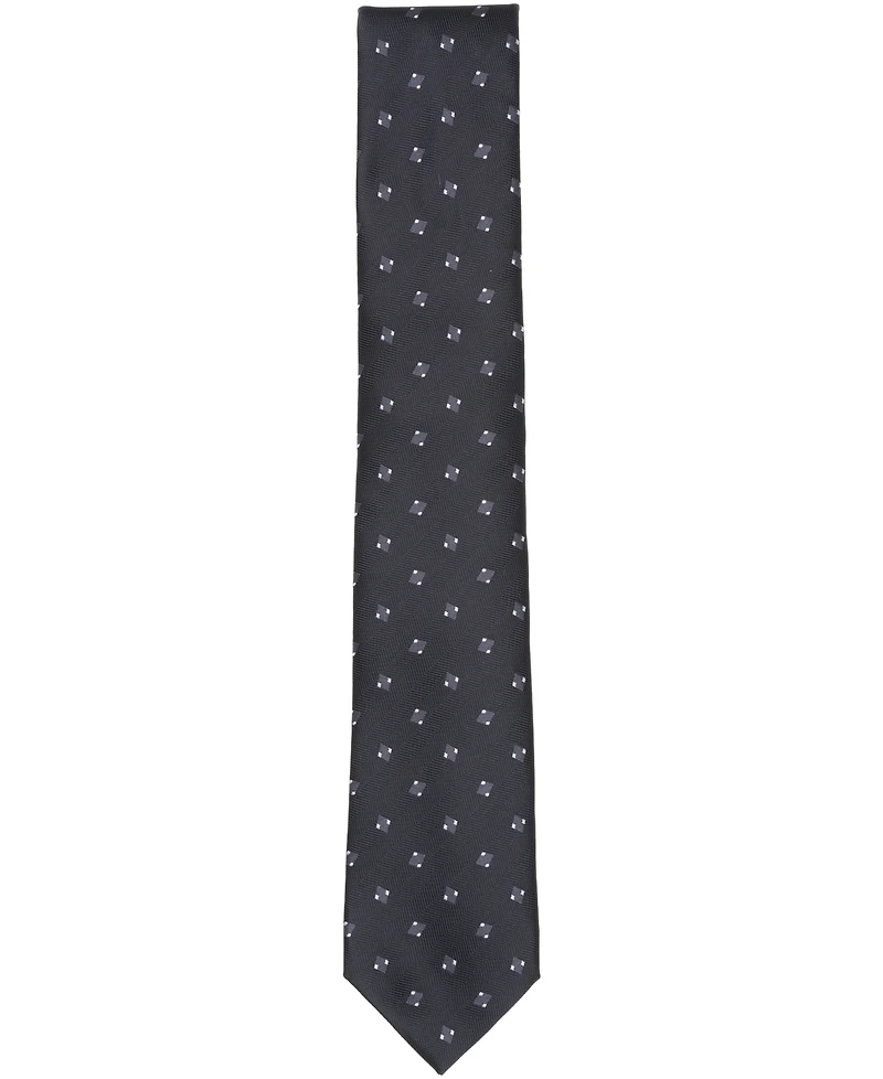 Alfani Men's Arctic Neat Printed Slim Tie, Macy's Exclusive